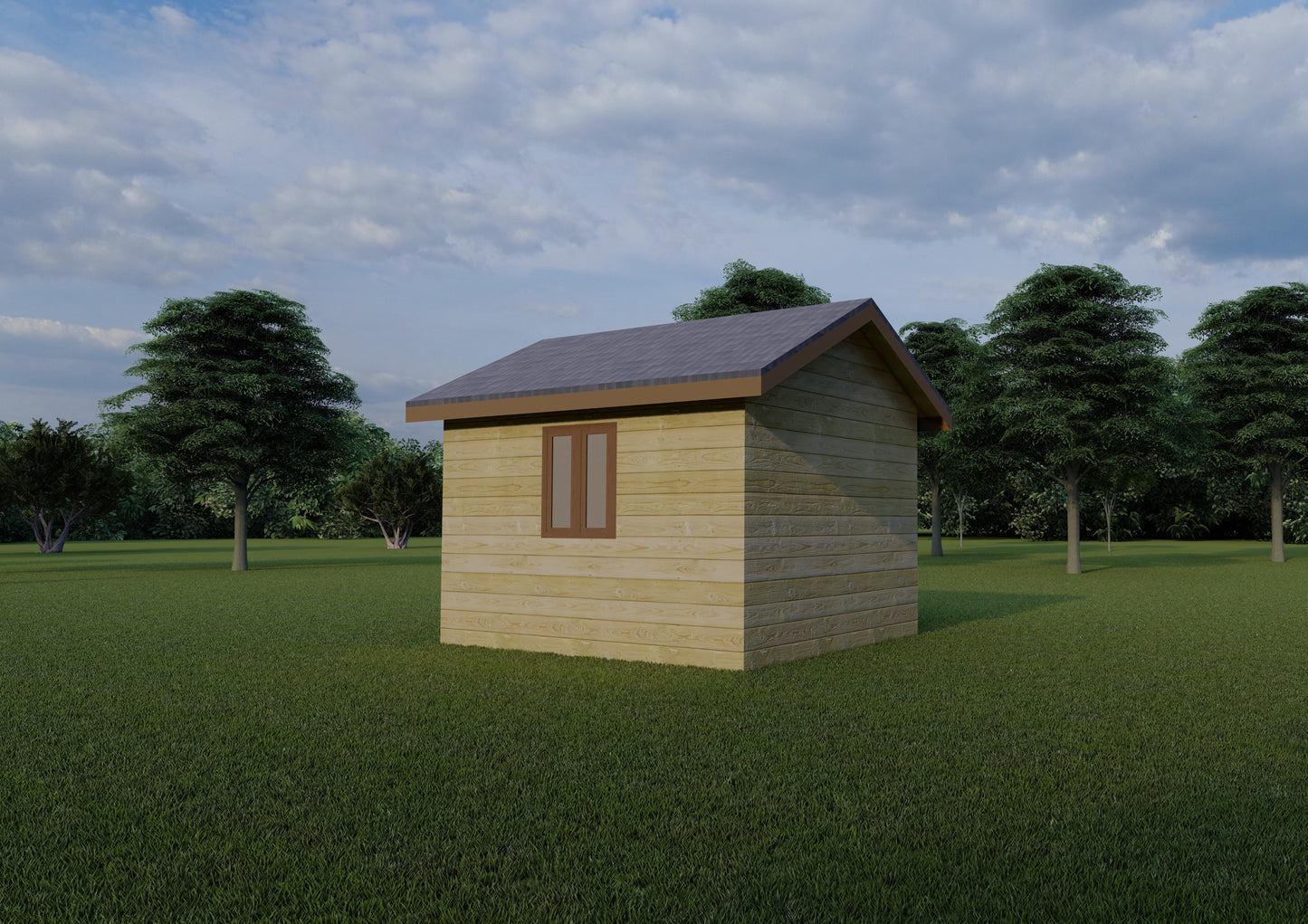 12’x10’ Storage Shed Plans - Detailed Instructions, Tools List, Materials List, Foundation & Structure