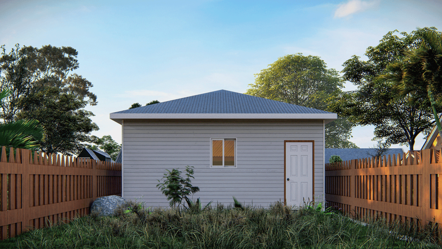 20’x25’ Garage Plans – Includes Floor Plan, Elevations, Sections, Foundation & Roof Details, Construction Notes