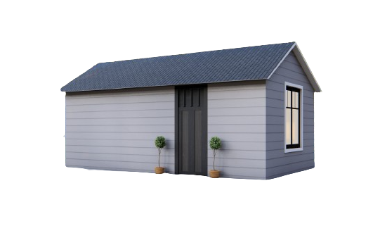 20x12’ Studio Tiny Home Building Plans – Floor Plan, Electrical, Elevations, Roof, Foundation & Construction Details