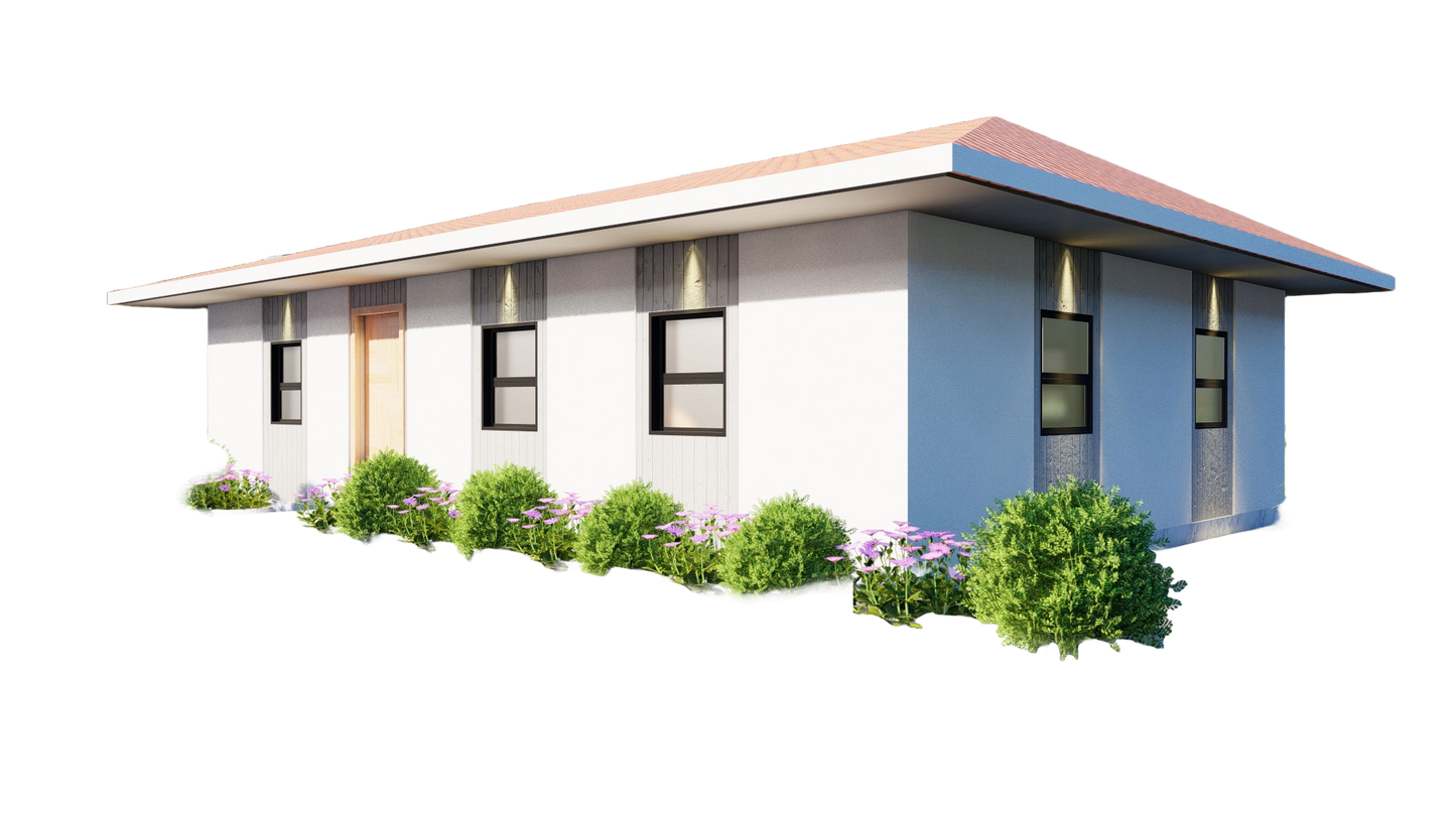 26x38 Three Bedroom Tiny Home Plans | Single Story | 936sqft | Small Cabin Blueprints Floorplan