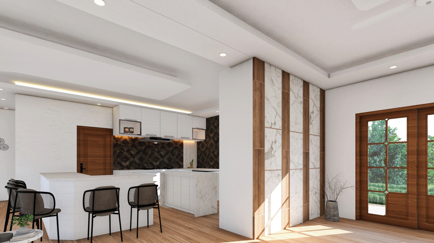 Plans for a 2 Bedroom Home with 5-Car Garage, Workshop, Attic Room, and Basement - Blueprint Package
