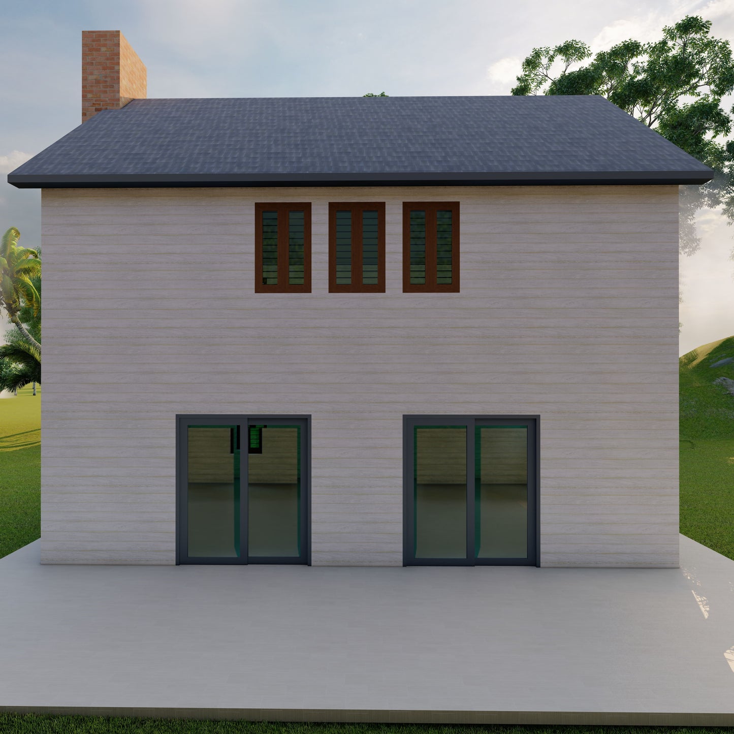 Two-Story 2-Bedroom Home Building Plans | 30'x28' | 1200sqft | DIY Blueprint