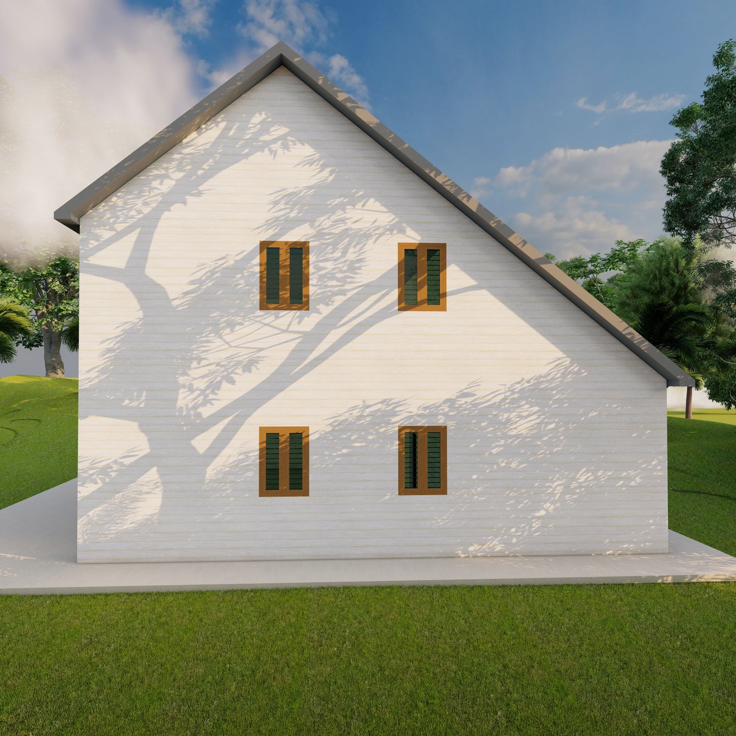Two-Story 2-Bedroom Home Building Plans | 30'x28' | 1200sqft | DIY Blueprint