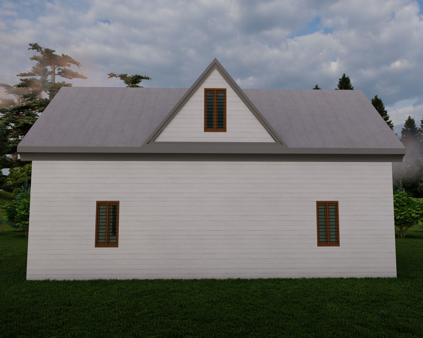 Two-Story 2-Bedroom 1 Bath Home Building Plans | 32'x16' | 1024sqft | DIY Blueprint with Detailed Floor, Roof, and Electrical Plans