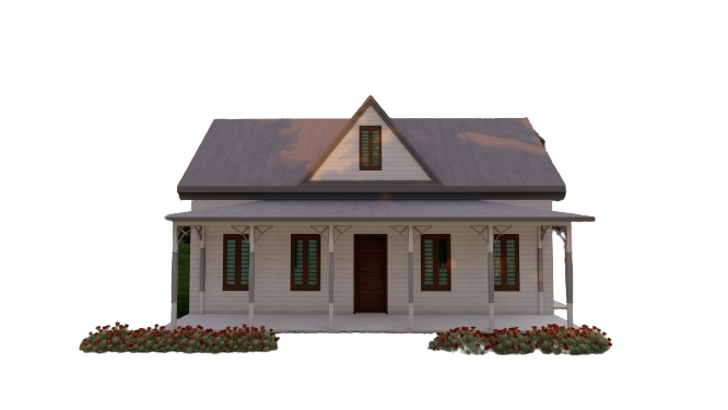 Two-Story 2-Bedroom 1 Bath Home Building Plans | 32'x16' | 1024sqft | DIY Blueprint with Detailed Floor, Roof, and Electrical Plans
