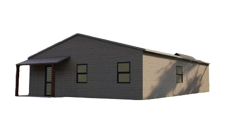 32'x37' Small Home Cabin Plans – 1180 Sqft, 2 Bedroom, 2 Bath, Open Concept Design