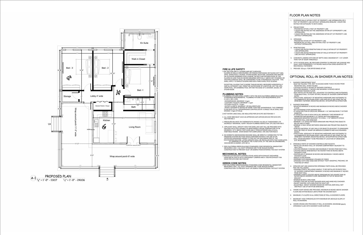 House Building Plans with Floor Plans, Electrical, Elevations, Foundation and Roof Plan, & Construction Details