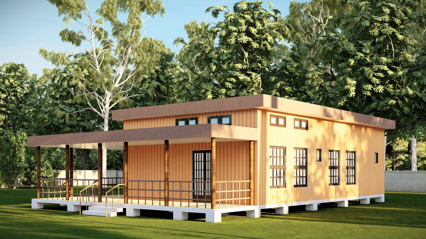 House Building Plans with Floor Plans, Electrical, Elevations, Foundation and Roof Plan, & Construction Details