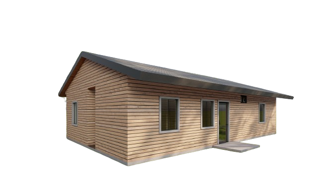 3 Bedroom Farmhouse Plans 40'x24'- Construction Drawings, Floor Plan, Elevations & More