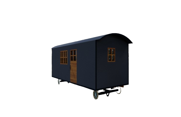 Design Plans for Mobile Home Blueprints - 20'x7' with 147sqft Living Space