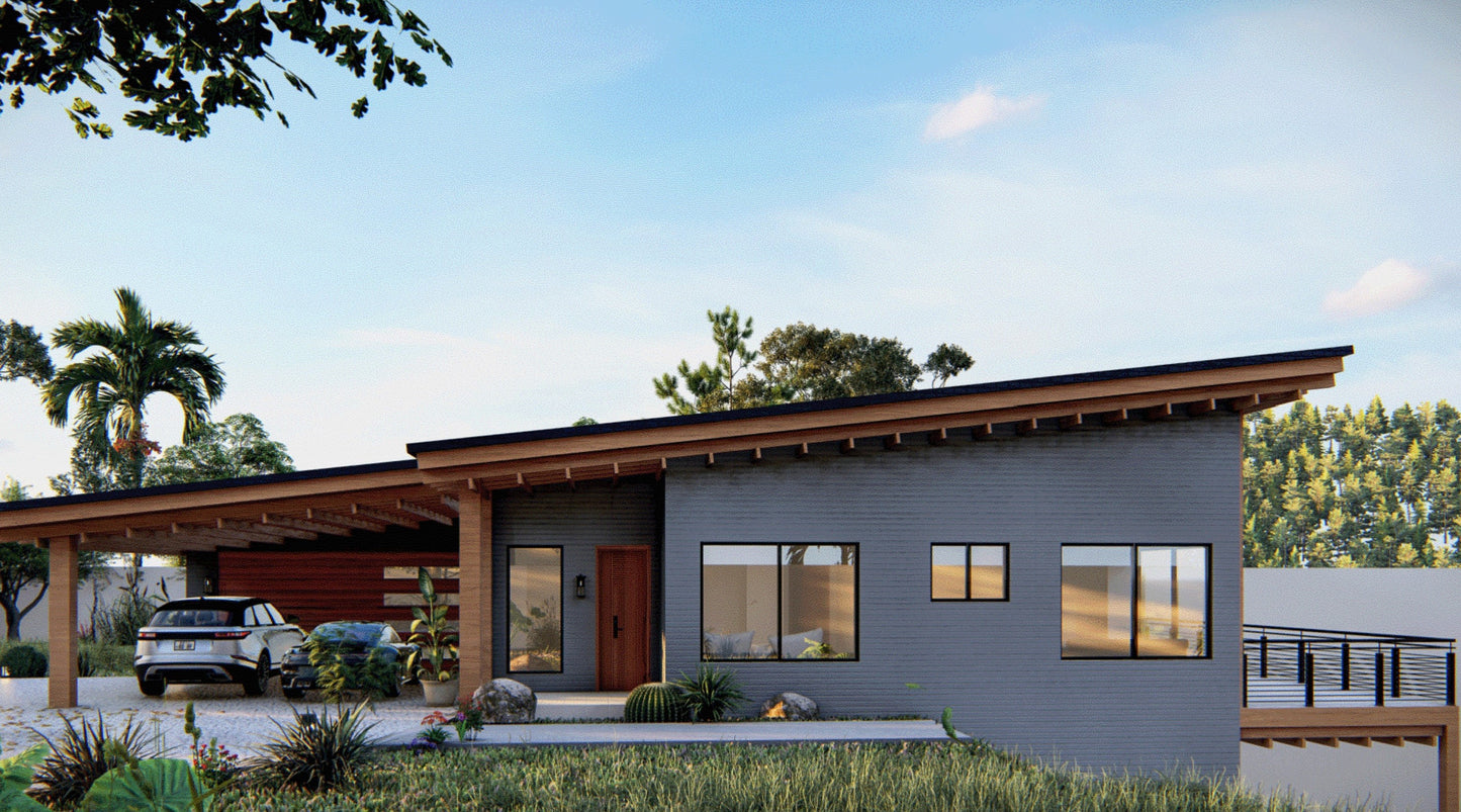 Plans for 5-Bedroom House with Walkout Basement & Mezzanine – Includes Architectural, Electrical, Plumbing & HVAC Plans