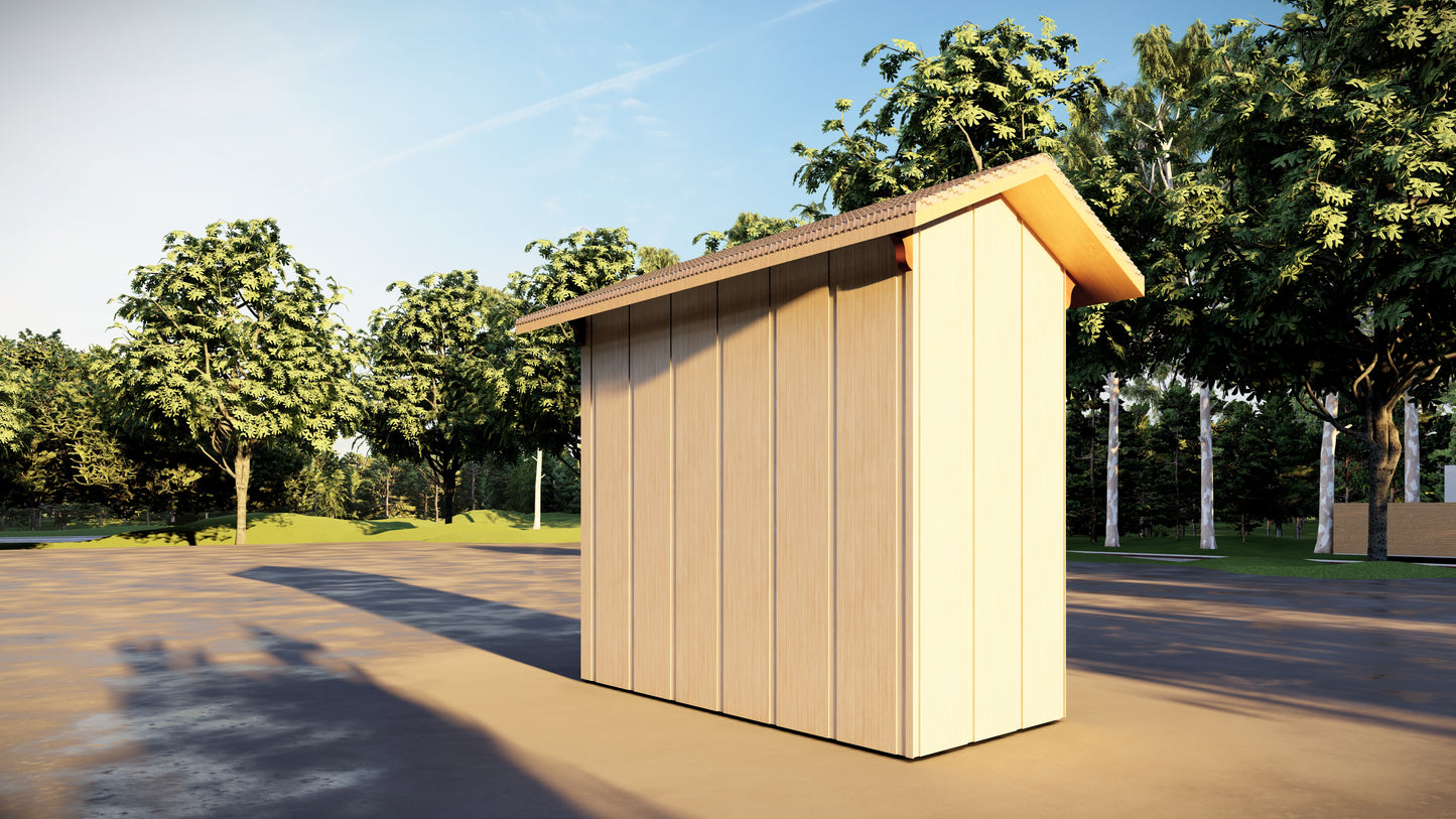 DIY Building Plans for 12'x6' Storage Shed - 32 Sheets, Tools & Materials List, Step by Step Instructions
