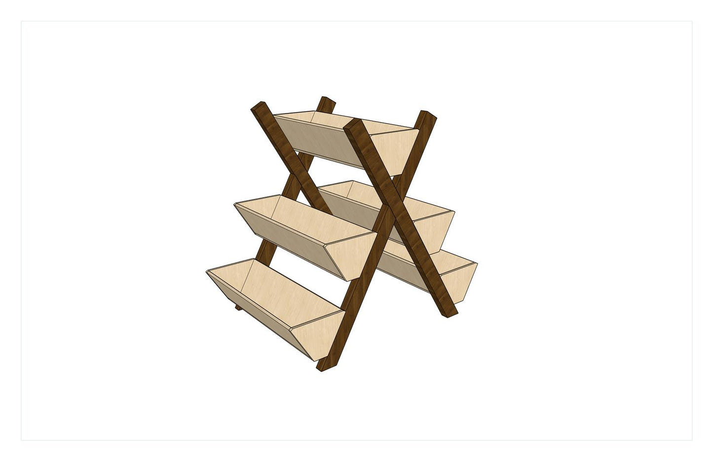 DIY Five Tier Flower Box Woodworking Plans with Detailed Cutlist