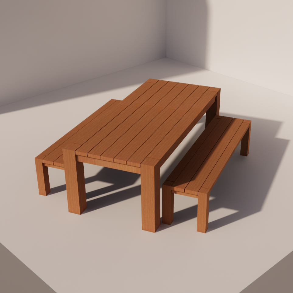 DIY Outdoor Wooden Picnic Bench Building Plans | Step by Step Instructions