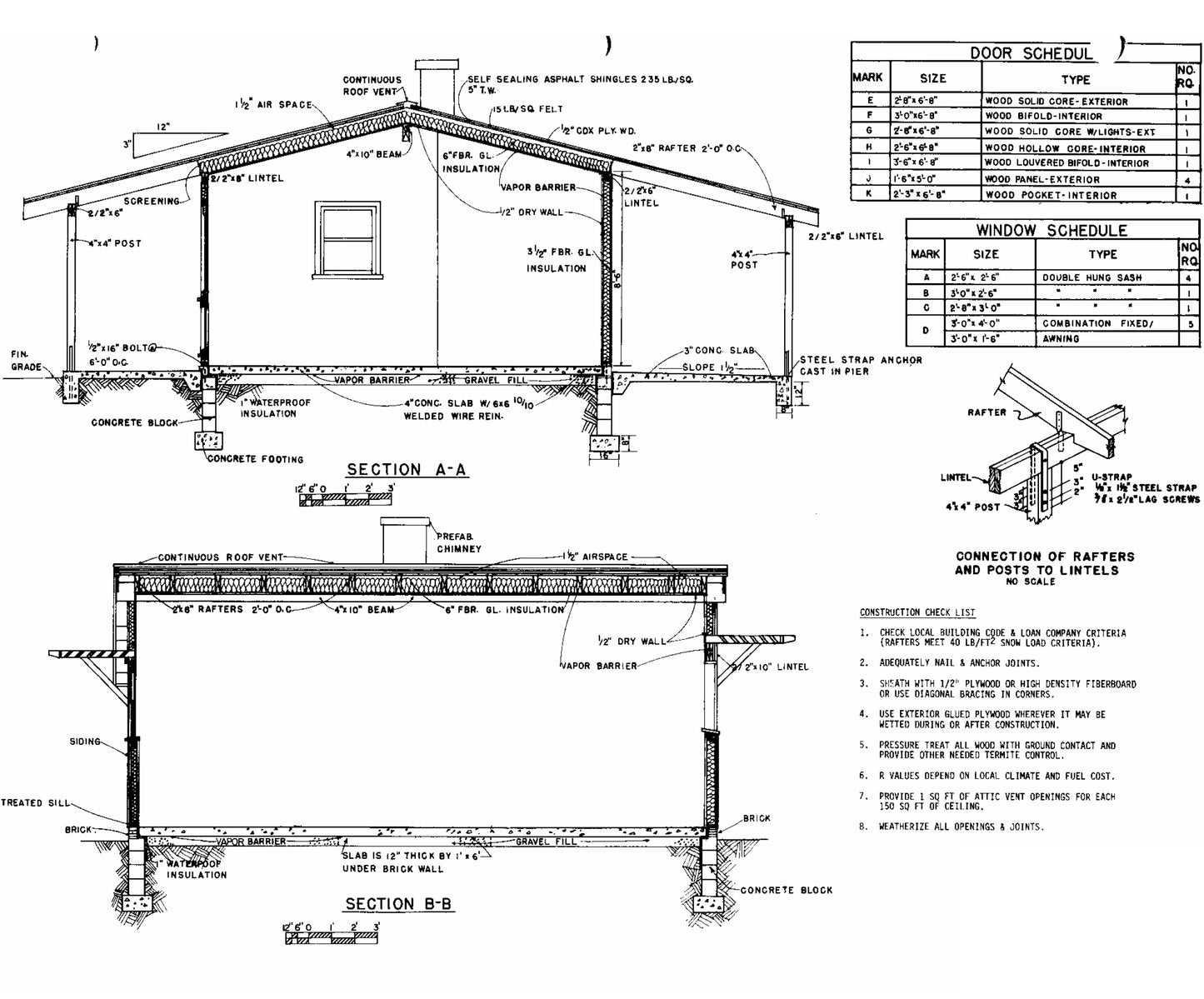 One Bedroom Home Building Plans | 18'x26' | 468sqft | DIY Blueprint