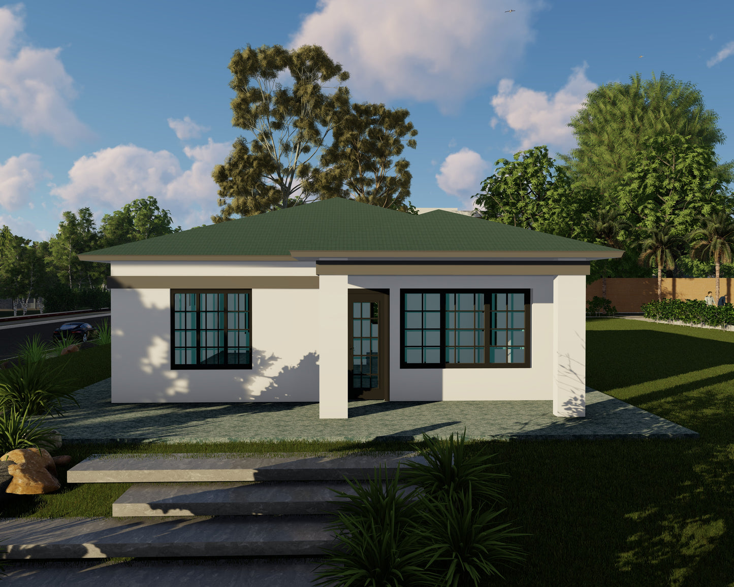 Plans for 2-Bedroom Tiny Home | 27'x36' | 972sqft | DIY Blueprint
