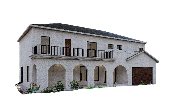 Two-Story 6 Bedroom House Plan – 56x37’ – Includes Floor Plans, Roof Plan, Elevations, & Schedules – Ideal for Your Future Home