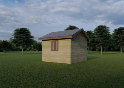 12’x10’ Storage Shed Plans - Detailed Instructions, Tools List, Materials List, Foundation & Structure