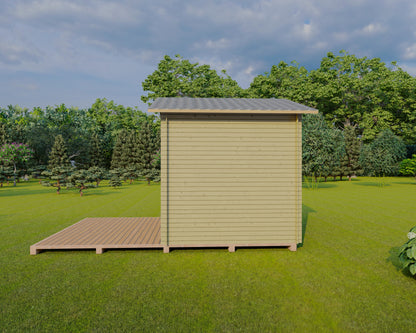 12'x8' Wood Shed Building Plans – DIY Instructions with Elevations, Framing, and Step by Step Guide