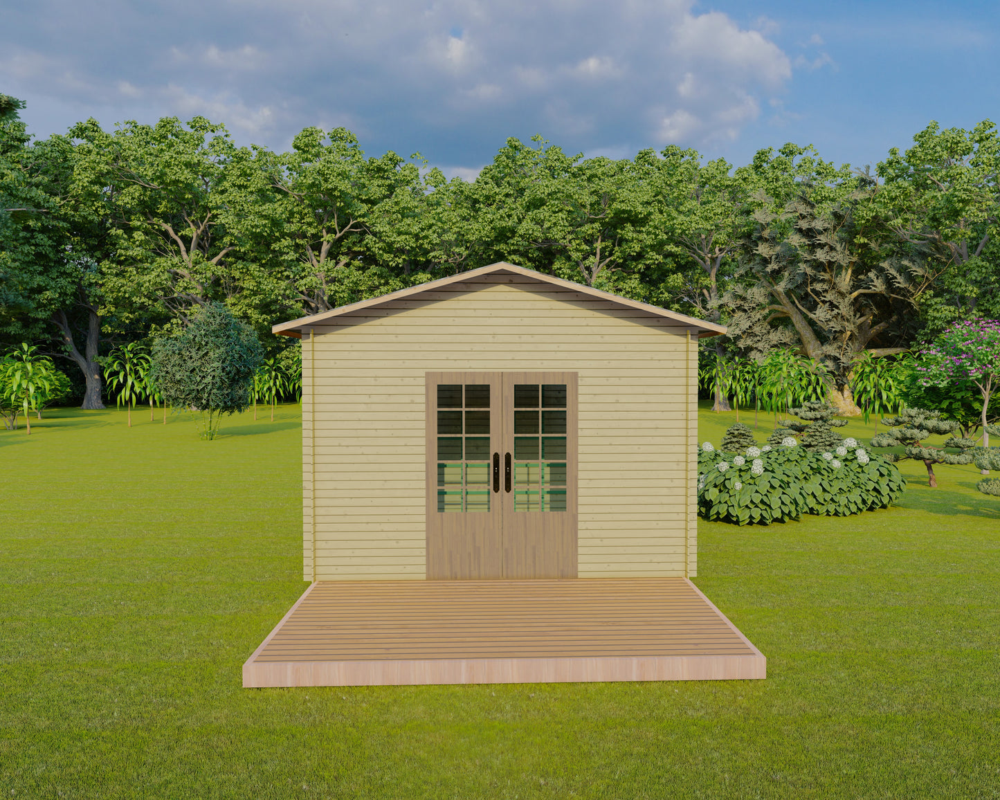 12'x8' Wood Shed Building Plans – DIY Instructions with Elevations, Framing, and Step by Step Guide