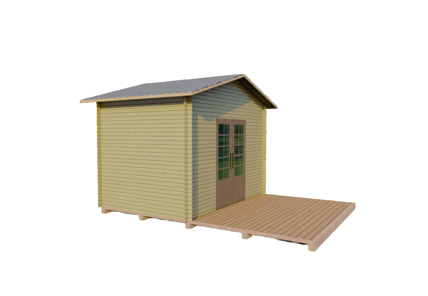 12'x8' Wood Shed Building Plans – DIY Instructions with Elevations, Framing, and Step by Step Guide