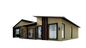155 sqm Bungalow Plans – 2 Bedrooms, Walk-in Closet, Ensuite, Lounge, Kitchen, Dining, Bath – Plans