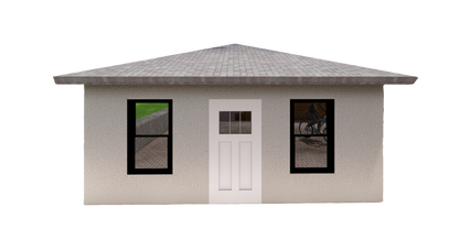 20'x20' ADU Building Plans with Architectural, Electrical, Plumbing, and HVAC Designs