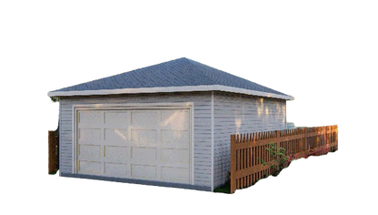 20’x25’ Garage Plans – Includes Floor Plan, Elevations, Sections, Foundation & Roof Details, Construction Notes