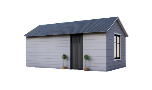 20x12’ Studio Tiny Home Building Plans – Floor Plan, Electrical, Elevations, Roof, Foundation & Construction Details