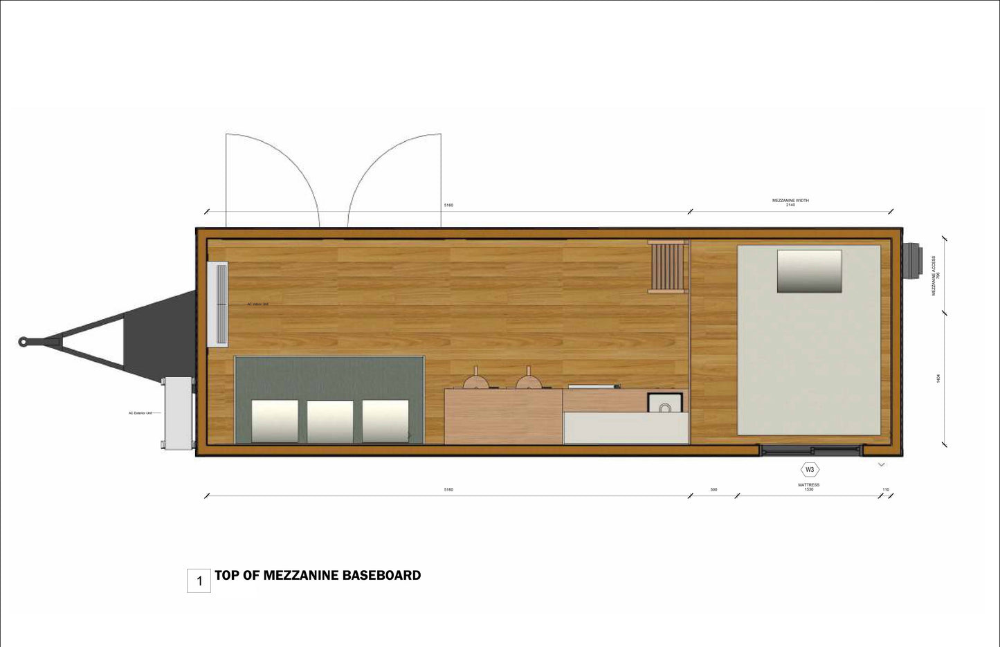 25’x8’ Tiny Home Plans with 3D Visuals and Detailed Designs for Mobile Lifestyle