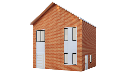 27x23' Two-Story 3 Bedroom Home Building Plans with Floor Plans, Electrical, Elevations, Sections, Schedules & Construction Details