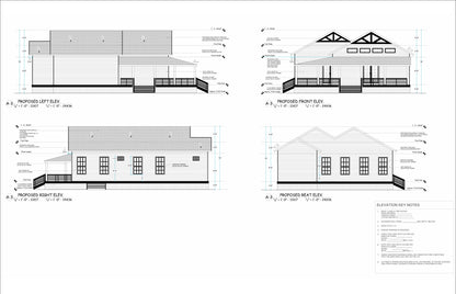 Building Plans - 3-Bedroom – Floor Plan, Electrical, Roof, Foundation & Construction Details