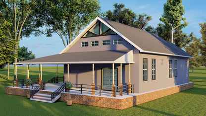 Building Plans - 3-Bedroom – Floor Plan, Electrical, Roof, Foundation & Construction Details