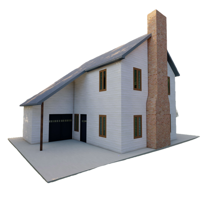 Two-Story 2-Bedroom Home Building Plans | 30'x28' | 1200sqft | DIY Blueprint