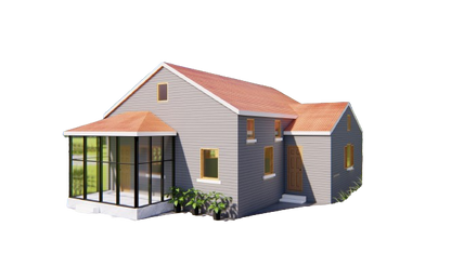 31x34 Tiny Home Plans - 2 Bedroom, Single Story, 956 sqft House Blueprint Package