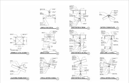 32'x37' Small Home Cabin Plans – 1180 Sqft, 2 Bedroom, 2 Bath, Open Concept Design