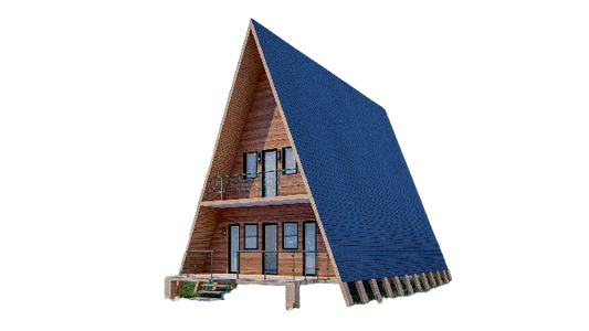 36'x20' A-Frame Cabin Plans with Loft - Detailed Floor Plans, Elevations, Electrical Layout, and More