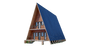 36'x20' A-Frame Cabin Plans with Loft - Detailed Floor Plans, Elevations, Electrical Layout, and More