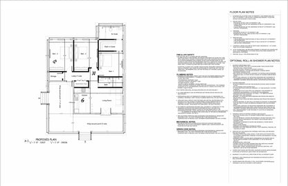 House Building Plans with Floor Plans, Electrical, Elevations, Foundation and Roof Plan, & Construction Details