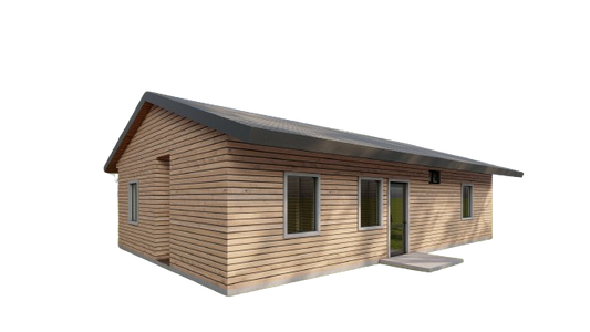 3 Bedroom Farmhouse Plans 40'x24'- Construction Drawings, Floor Plan, Elevations & More