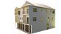 40'x55' Duplex Design Plans | 4304 Sqft Rentable Area | 2 Units w/Garages, Elevators & Balconies