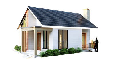 539 SqFt Micro Tiny House One Bedroom Design Plans - Visualize Your Future Home