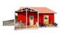 674sqft Tiny Cabin Home Plans with 4 Bedrooms with loft Above Blueprints