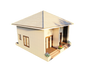 7m x 7m Tiny Home Design Plans – Bedroom, Kitchen, Bathroom, Dining, Living Room, Floor Plan, Roof Plan, Elevations