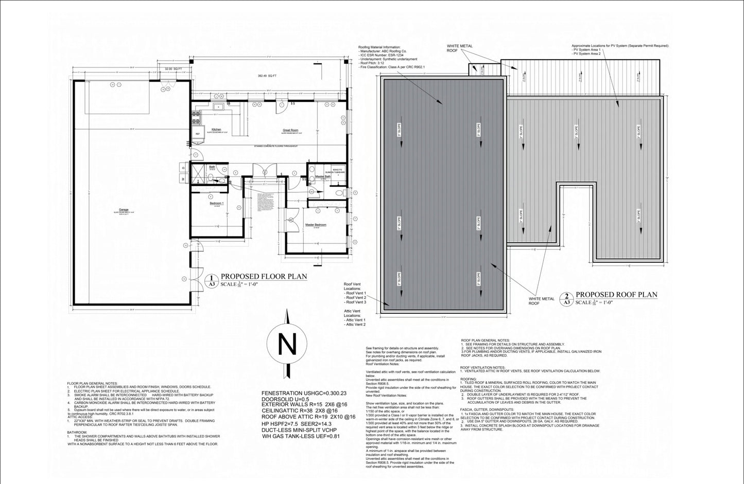 ADU and Garage Building Plans - 1650sqft ADU + 2094sqft Garage, Comprehensive Blueprints