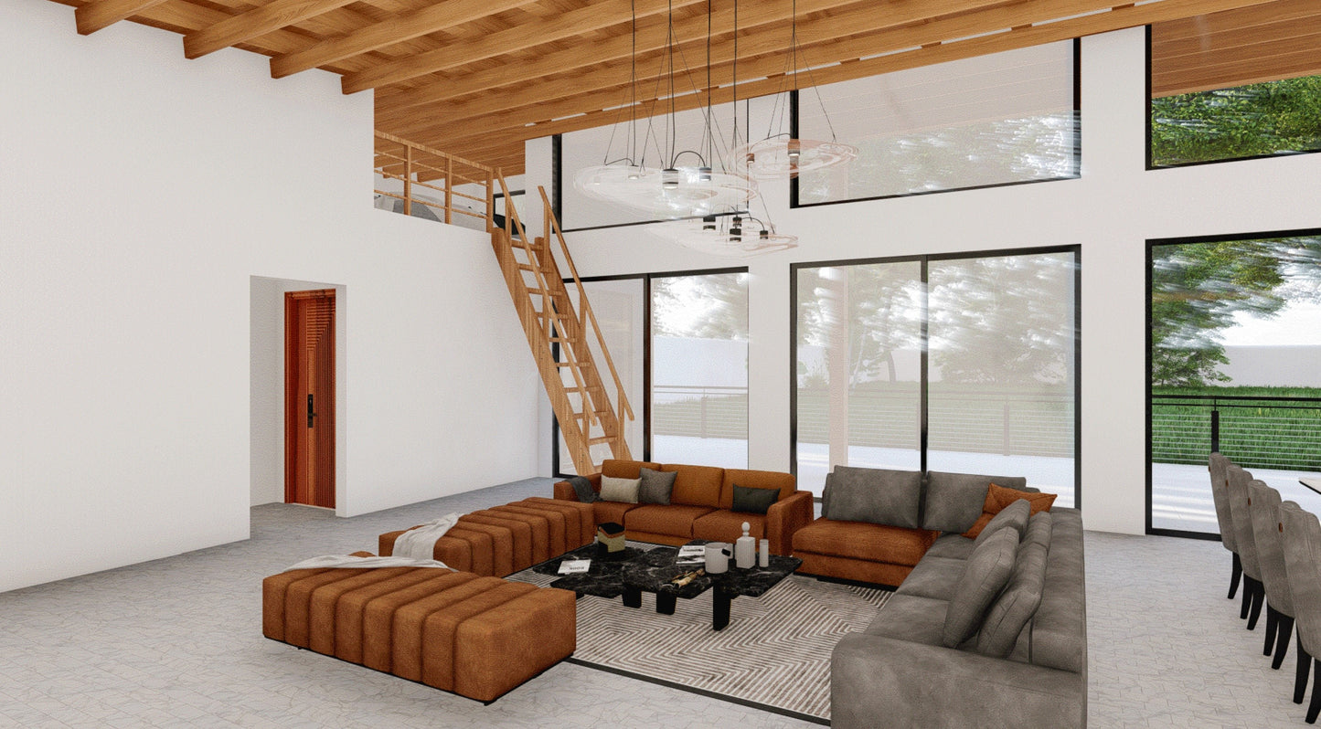 Plans for 5-Bedroom House with Walkout Basement & Mezzanine – Includes Architectural, Electrical, Plumbing & HVAC Plans