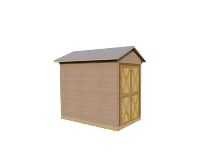 Comprehensive 6’x10’ Shed DIY Woodworking Building Plans - Step by Step Instructions with Shopping List & Elevations