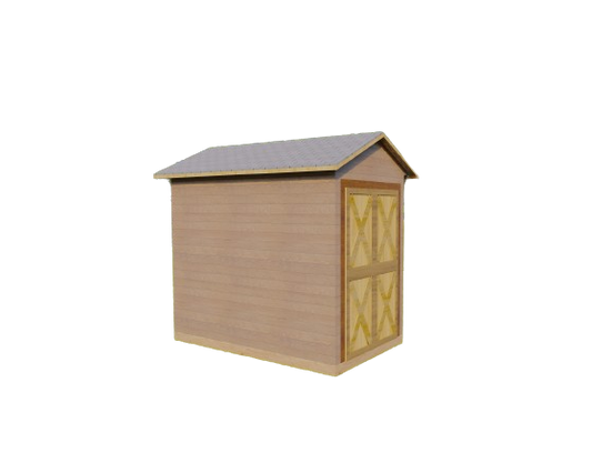 Comprehensive 6’x10’ Shed DIY Woodworking Building Plans - Step by Step Instructions with Shopping List & Elevations