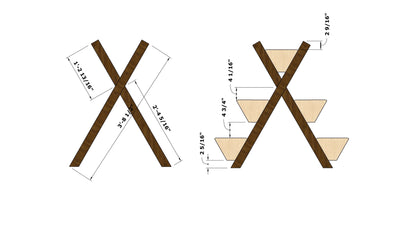DIY Five Tier Flower Box Woodworking Plans with Detailed Cutlist