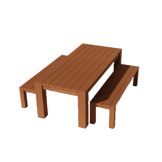 DIY Outdoor Wooden Picnic Bench Building Plans | Step by Step Instructions